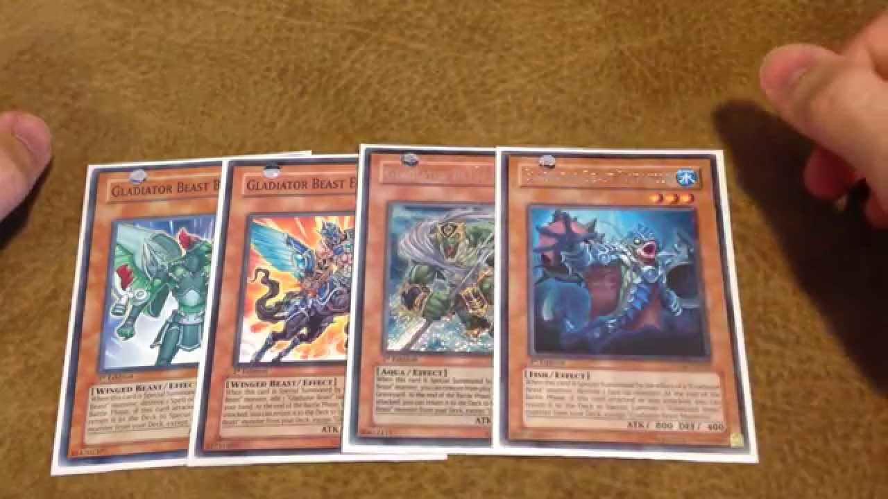 Yu-Gi-Oh! Gladiator Beast Deck Profile (Post-Primal Origin)