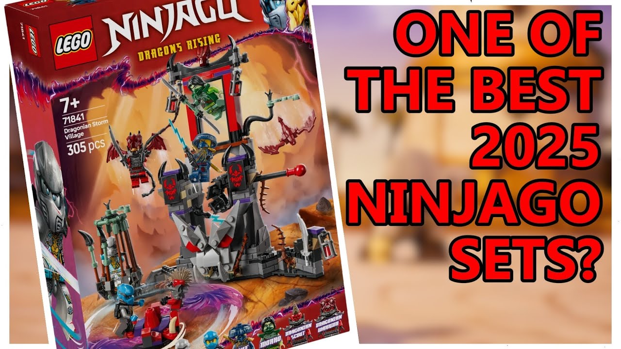 THE BEST NINJAGO 2025 SET?? | Lego Ninjago Dragonian Storm Village Set Review!