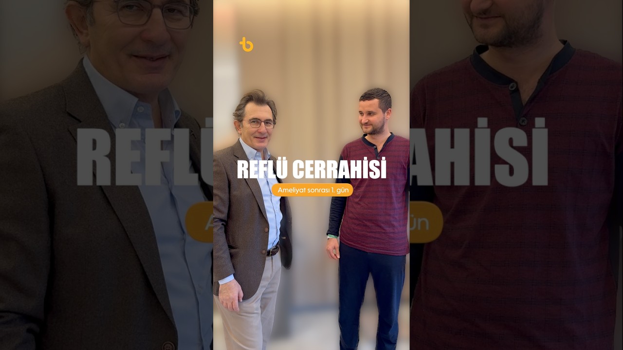 Reflü ameliyatından 1 hafta sonra, “özellikle sabah uyandığımda çok rahatım