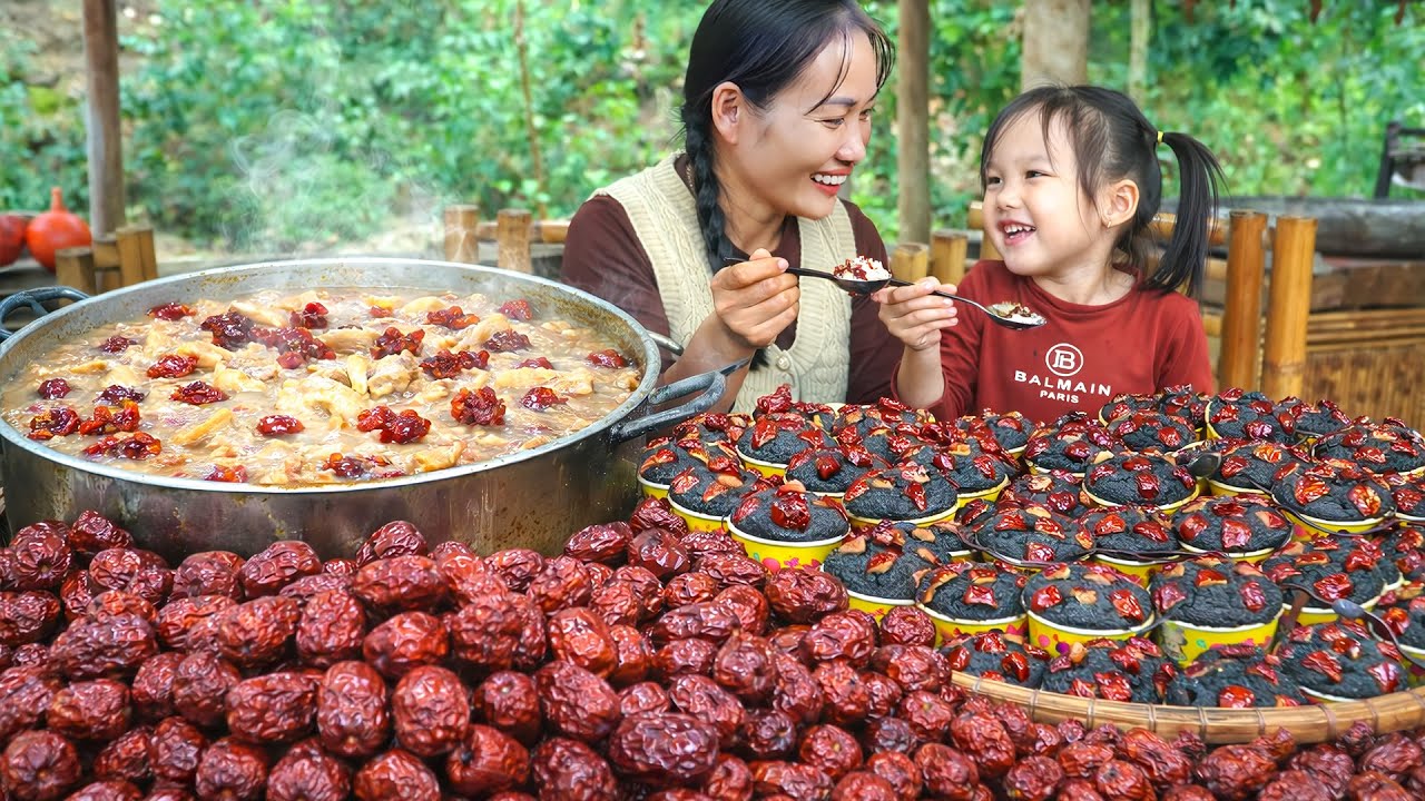 How to Cook With Dried Jujubes — Braised Duck and Warm Oatmeal Porridge