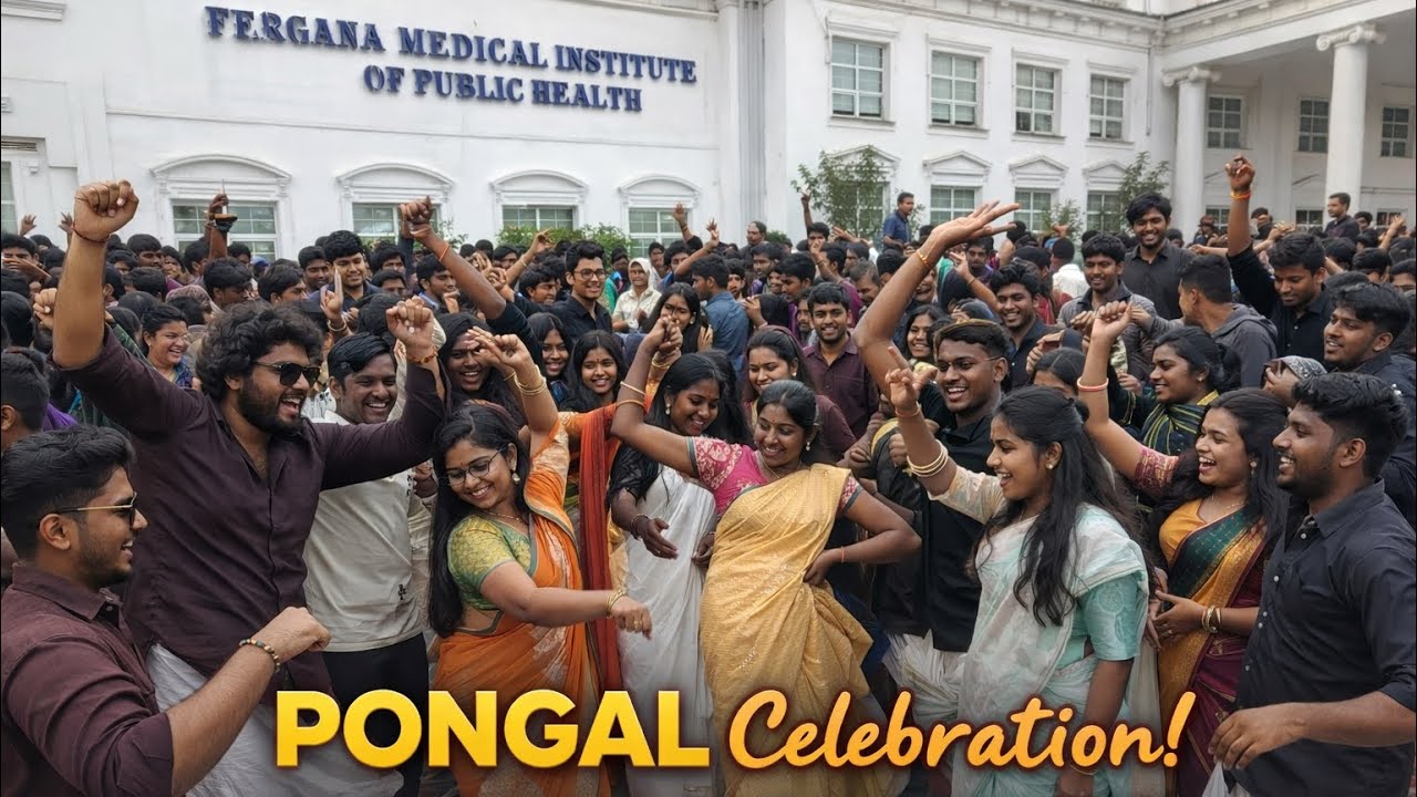 Pongal celebration at fergana medical institute of public  health |pratap Pawar |#fmioph #mbbsabroad