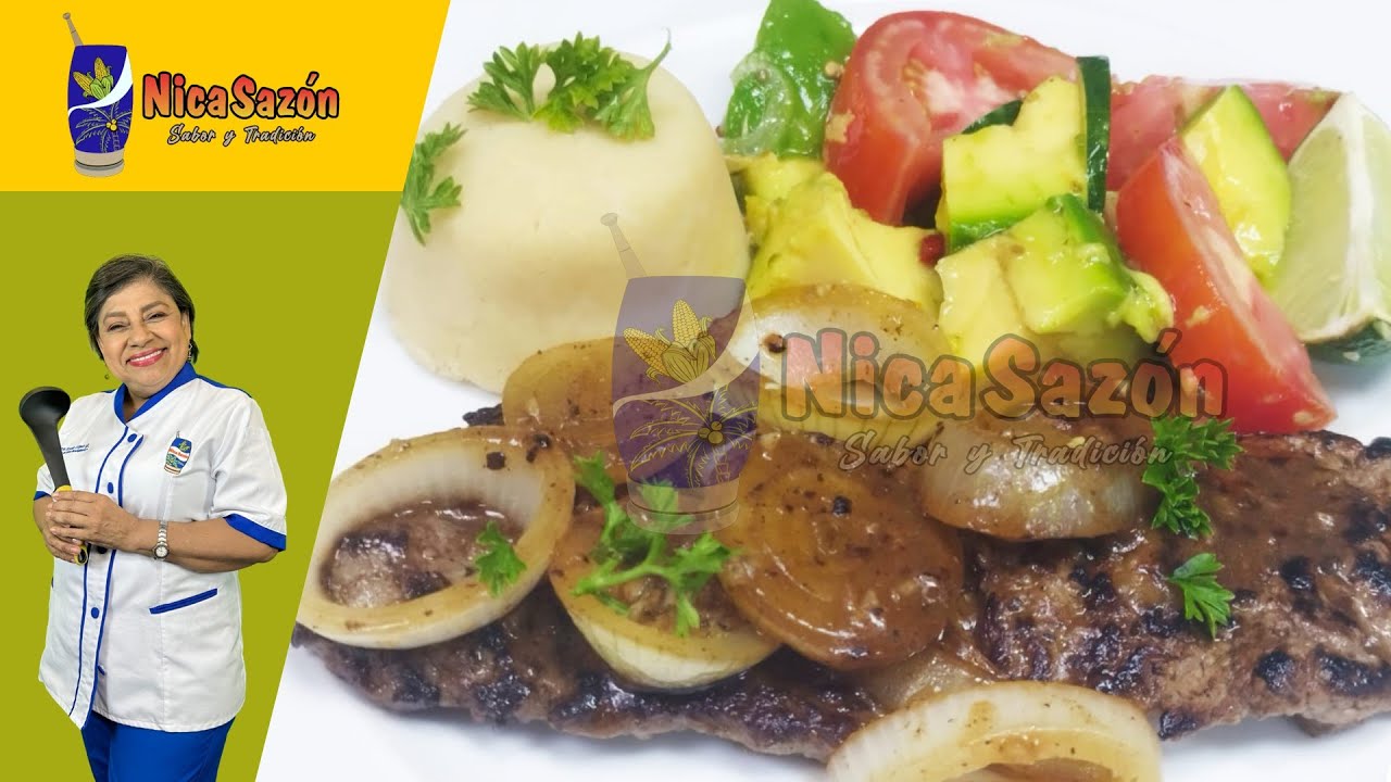 María Esther López | Bistec encebollado