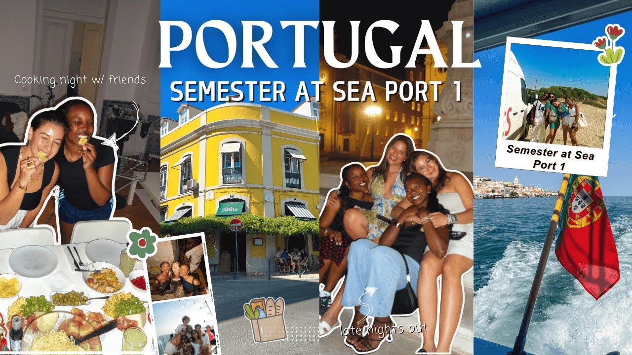PORTUGAL VLOG: boat day, beach, shopping, cooking, etc. | SEMESTER AT SEA - Port 1