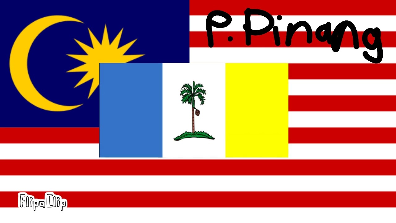 Flag band Malaysia state 