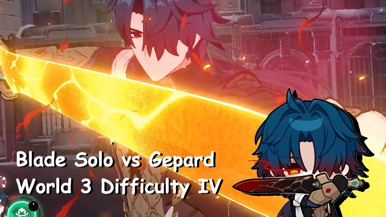 Blade Solo vs Gepard in Simulated Universe World 3 Difficulty IV