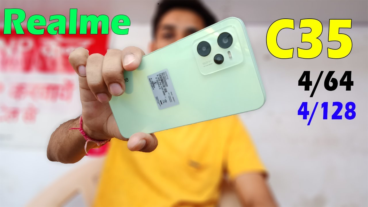 Realme C35 Unboxing 4GB/128GB & Quick Review !! Realme C35 Price, Specifications & More