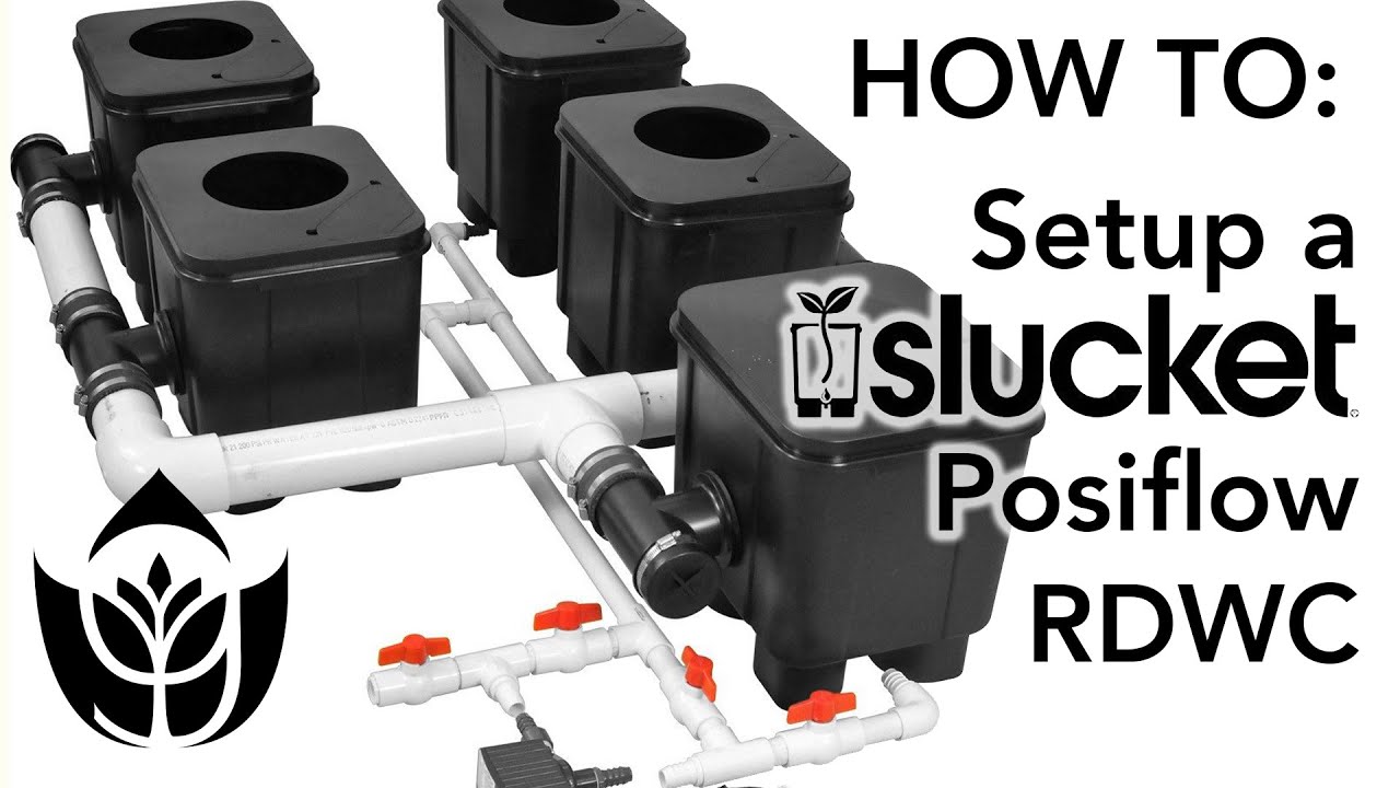How to setup a Slucket Posiflow RDWC System