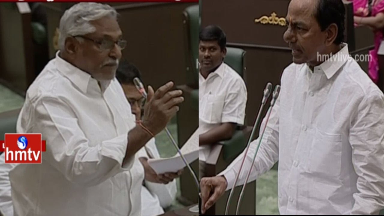 CM KCR Vs Jeevan Reddy | War Of Words Over Gangster Nayeem Case |  Telangana Assembly | HMTV