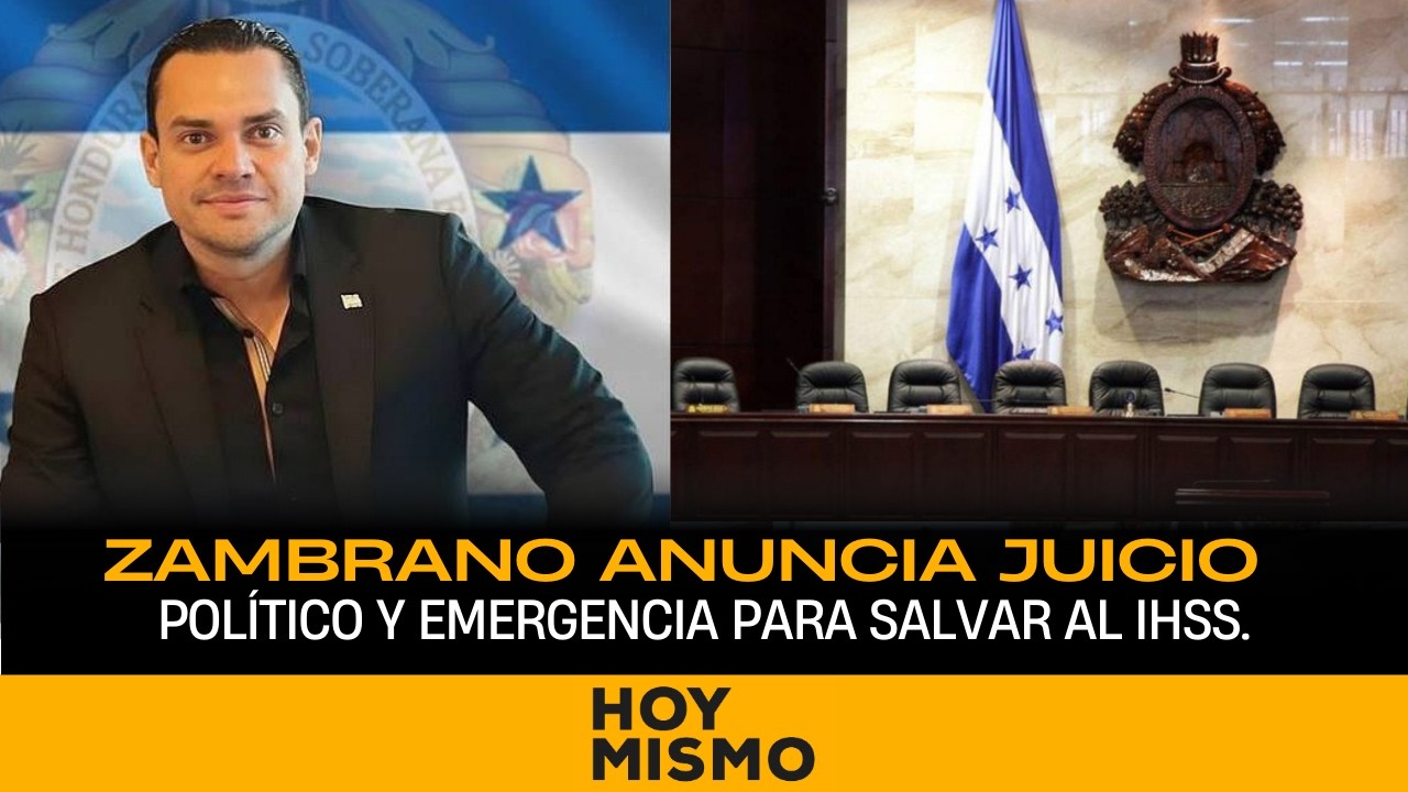 ¡Fuego en el Congreso! Zambrano anuncia juicio político y emergencia para salvar al IHSS.