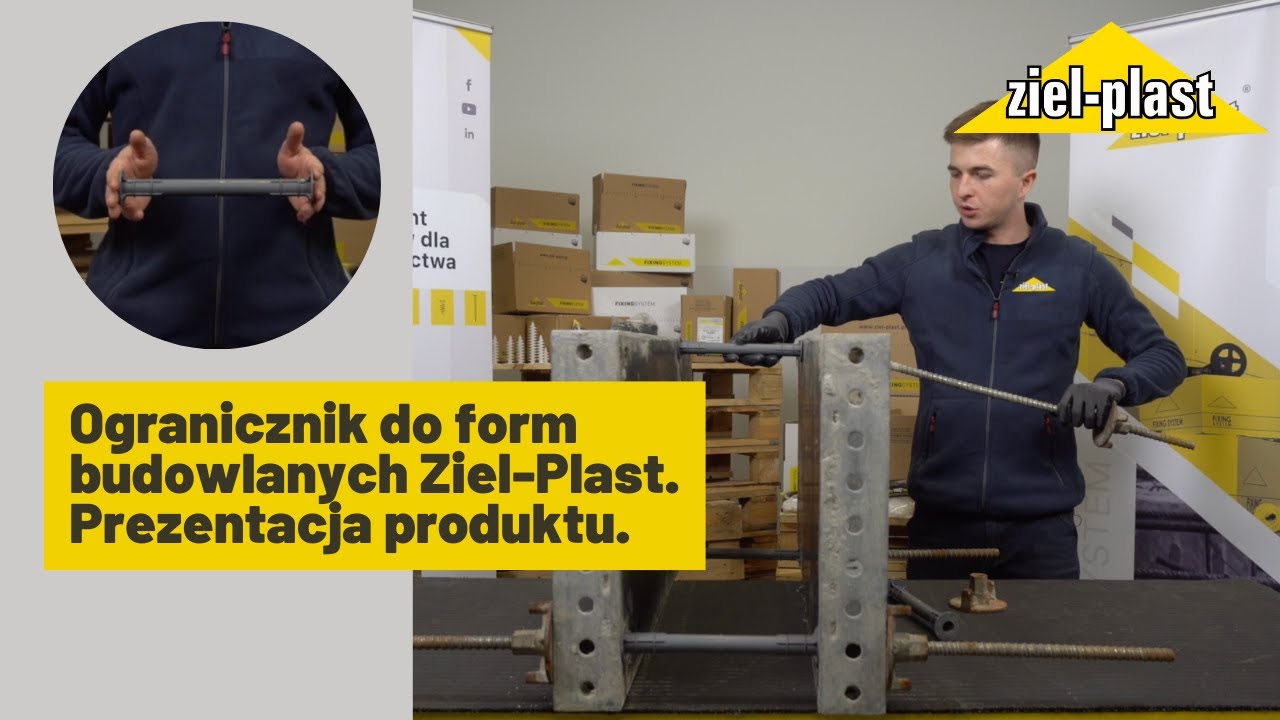 Ogranicznik do form budowlanych Ziel-Plast - Prezentacja
