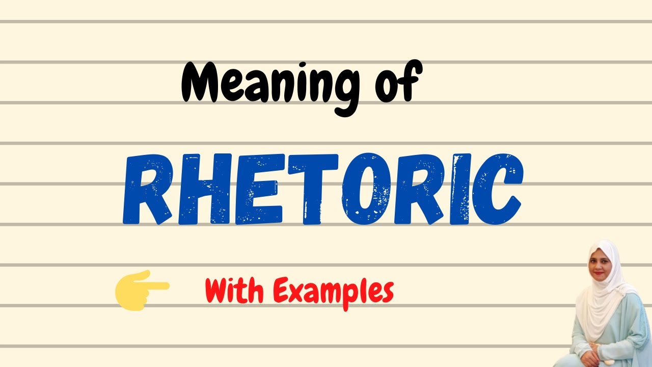 Daily vocabulary | Rhetoric Meaning | Vocabgram