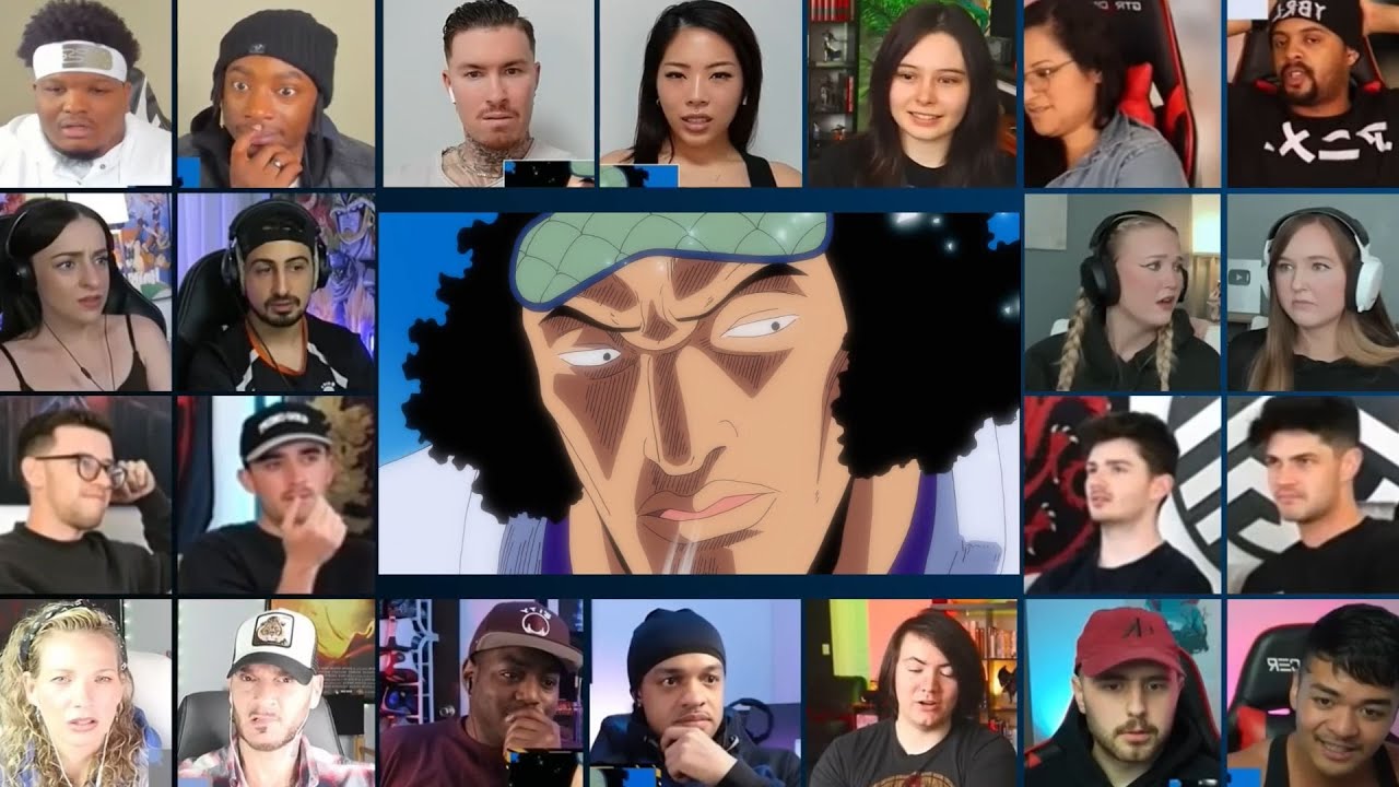 AOKIJI VS STRAWHATS REACTION MASHUP - ONE PIECE EPISODE 227