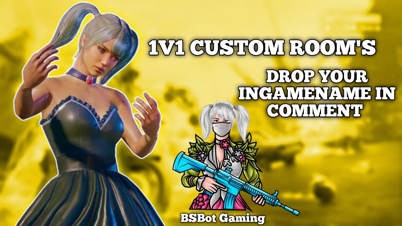 BGMI 1V1 UNLIMITED CUSTOM ROOM'S @BSBotGamingYT | BGMI CUSTOM ROOM #BGMI #BSBOTGAMING #PUBG
