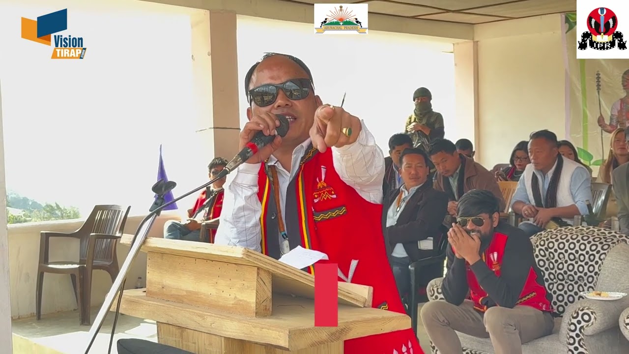 ZPC Tirap Adv. John K.K. Matey addressed the gathering at the 15th Ollo Woraang Juku  in Lazu.