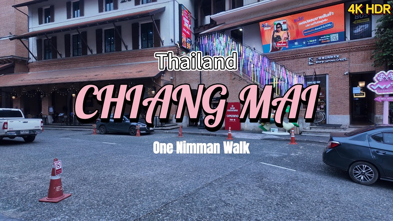 【4K HDR】Come with me to explore One Nimman|Chiangmai|Thailand|Walk