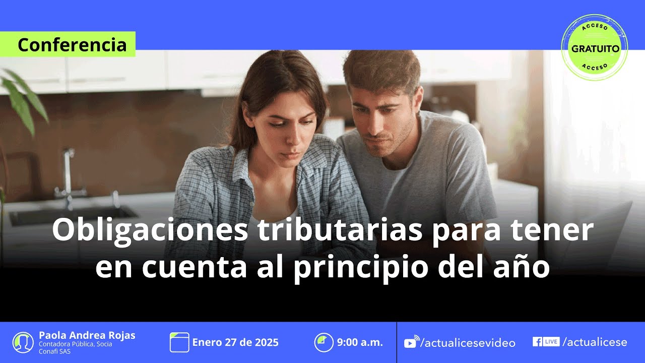 Obligaciones tributarias a tener en cuenta para el inicio del año
