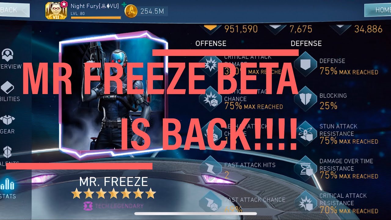MR FREEZE BETA FIXED ! Boss mvbl and Final Boss Freeze OS | Injustice 2 Mobile