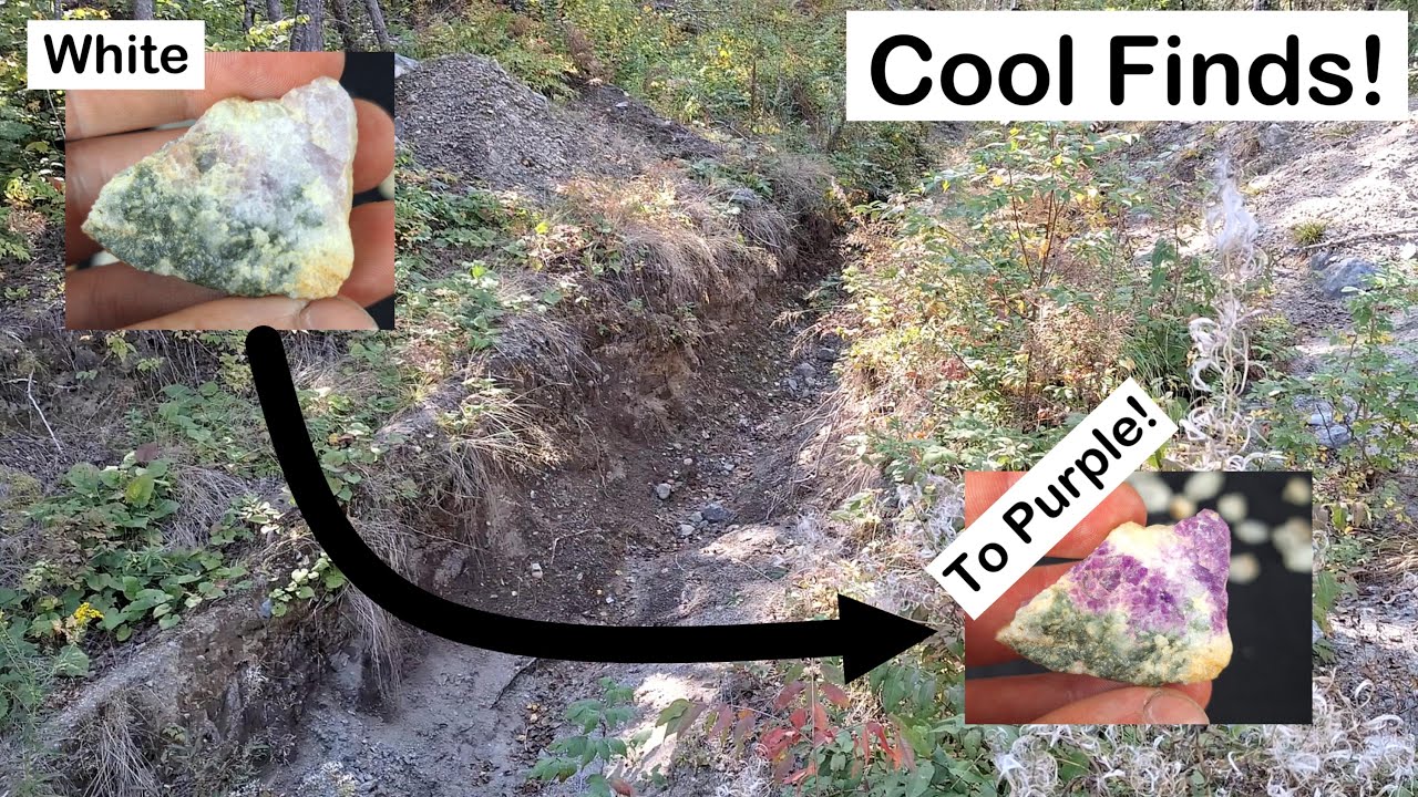 From White to Purple! Crazy Tenebrescent Hackmanite, Minerals, Crystals! Ontario Rockhounding