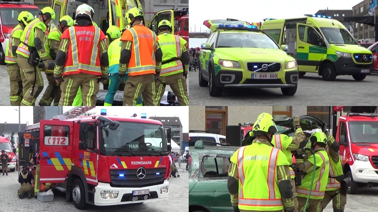 Demonstratie bevrijding voertuig tijdens de opendeurdag in Harelbeke!