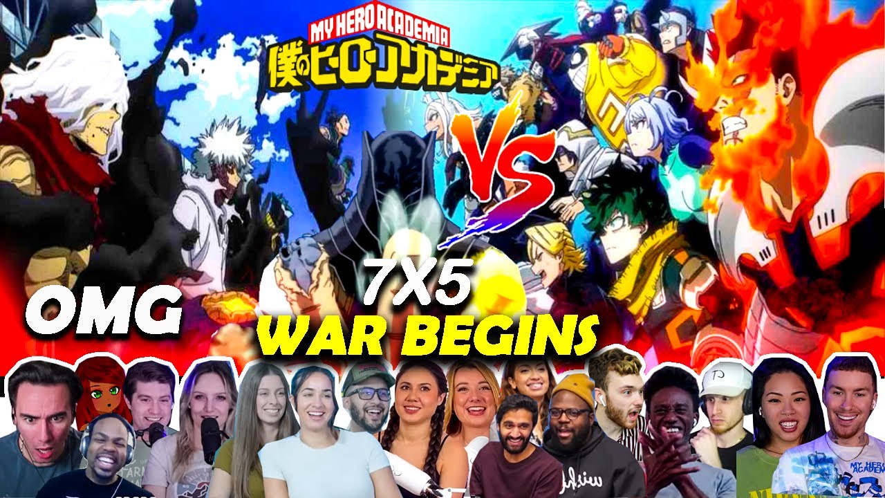 All For One Arrives! ☠️🤯Villains Vs Heroes War Begins!🔥My Hero Academia Ep 7x5 Reaction Mashup