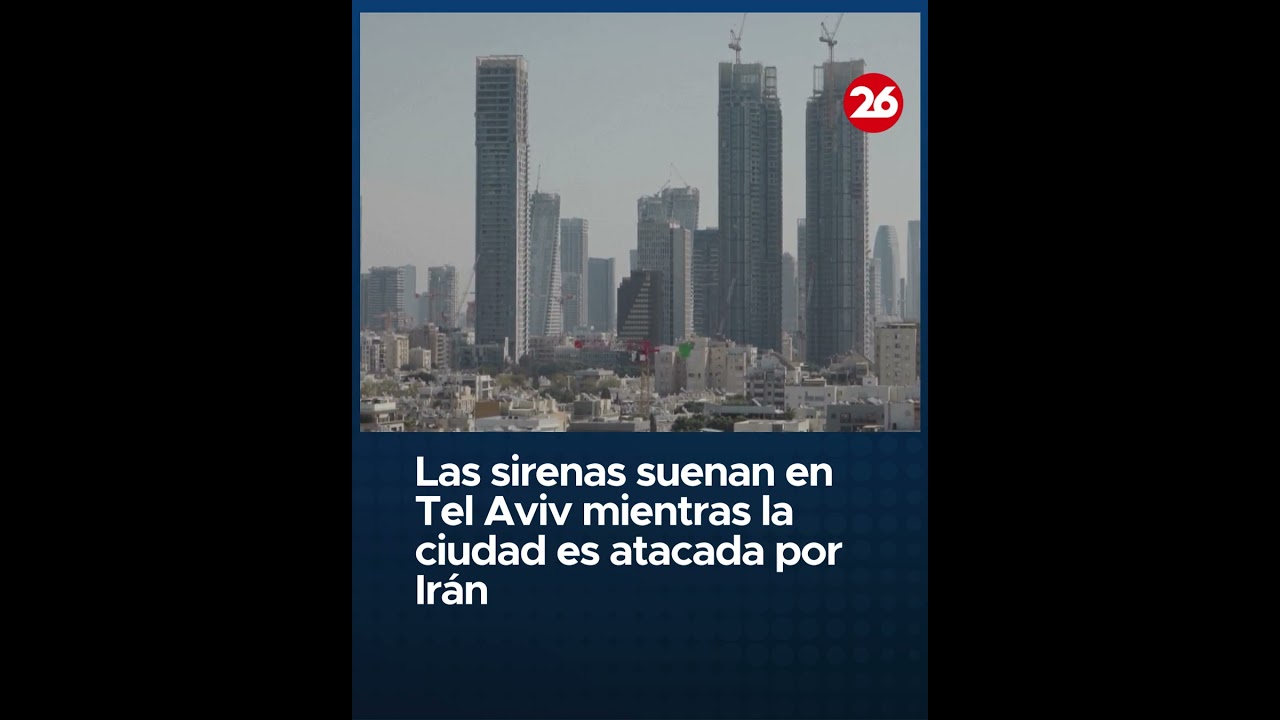 🚨 Ataque de Ir&aacute;n a Tel Aviv: Sirenas y misiles interceptados
