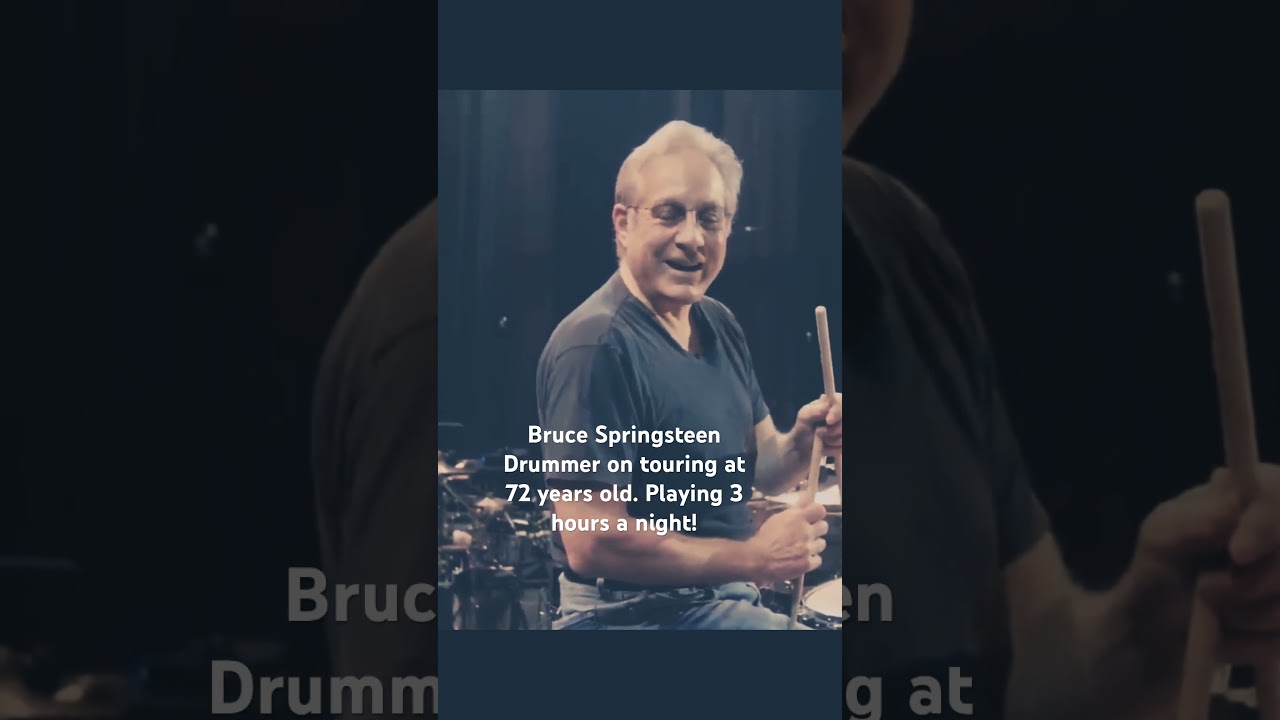 #brucespringsteen #drummer #maxweinberg on touring at 72 years old #drums #drumming #inspiration