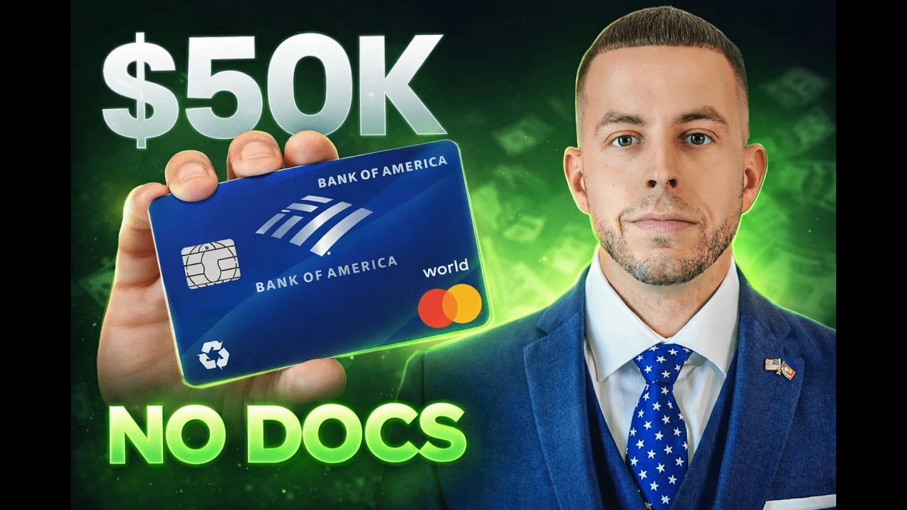 Как получить 50 000 долларов с помощью бизнес-кредитных карт Bank of America без документов