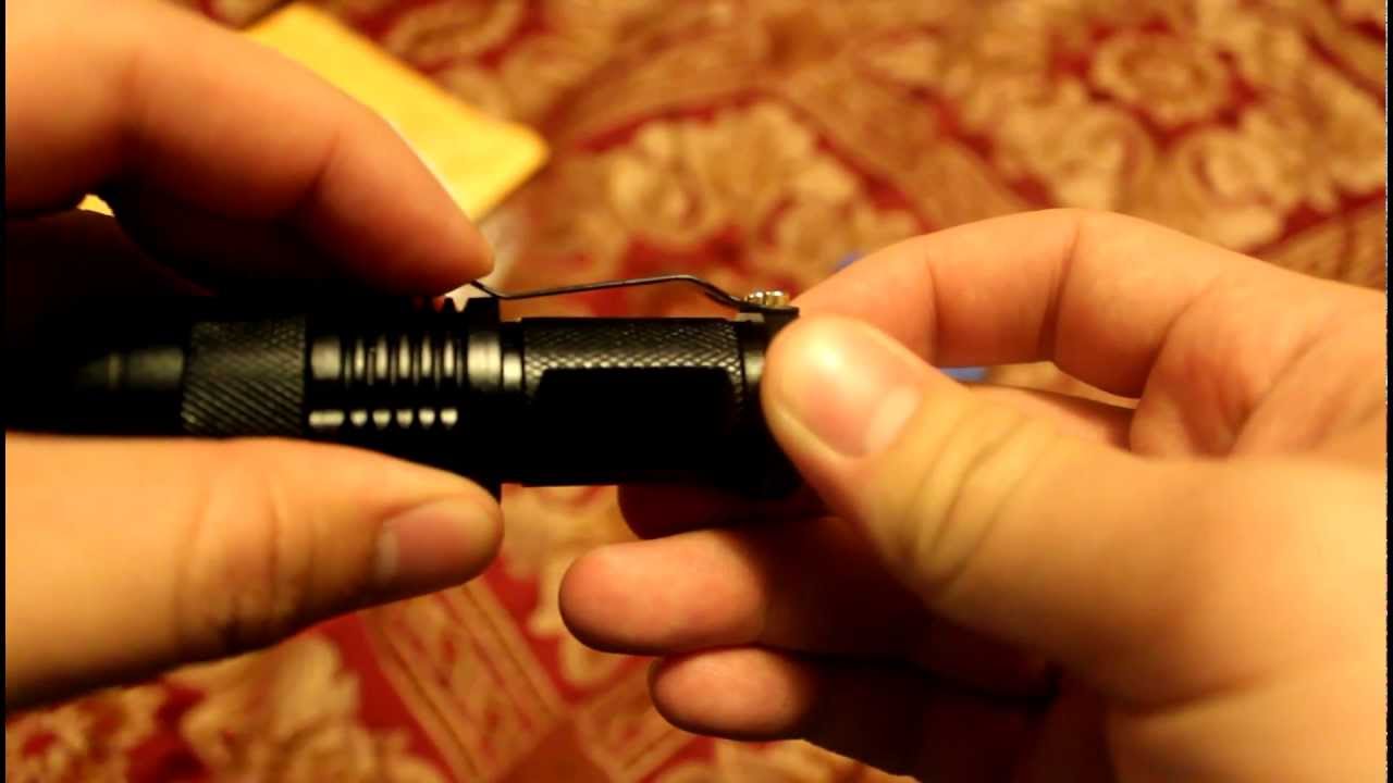 7w 300lm Mini Cree Led Flashlight Torch Adjustable Focus Zoom Light Lamp Review
