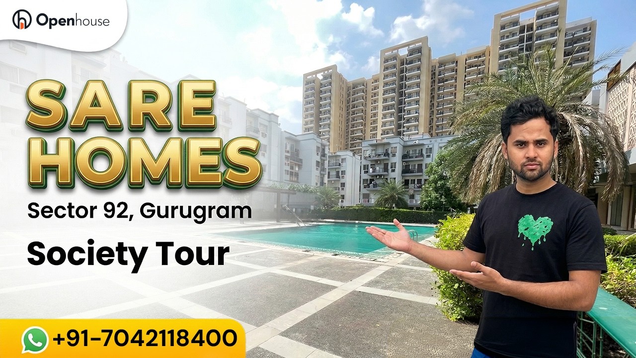 Sare Homes Sector 92 Gurgaon | Complete Society Tour | Amenities, Price & Honest Review