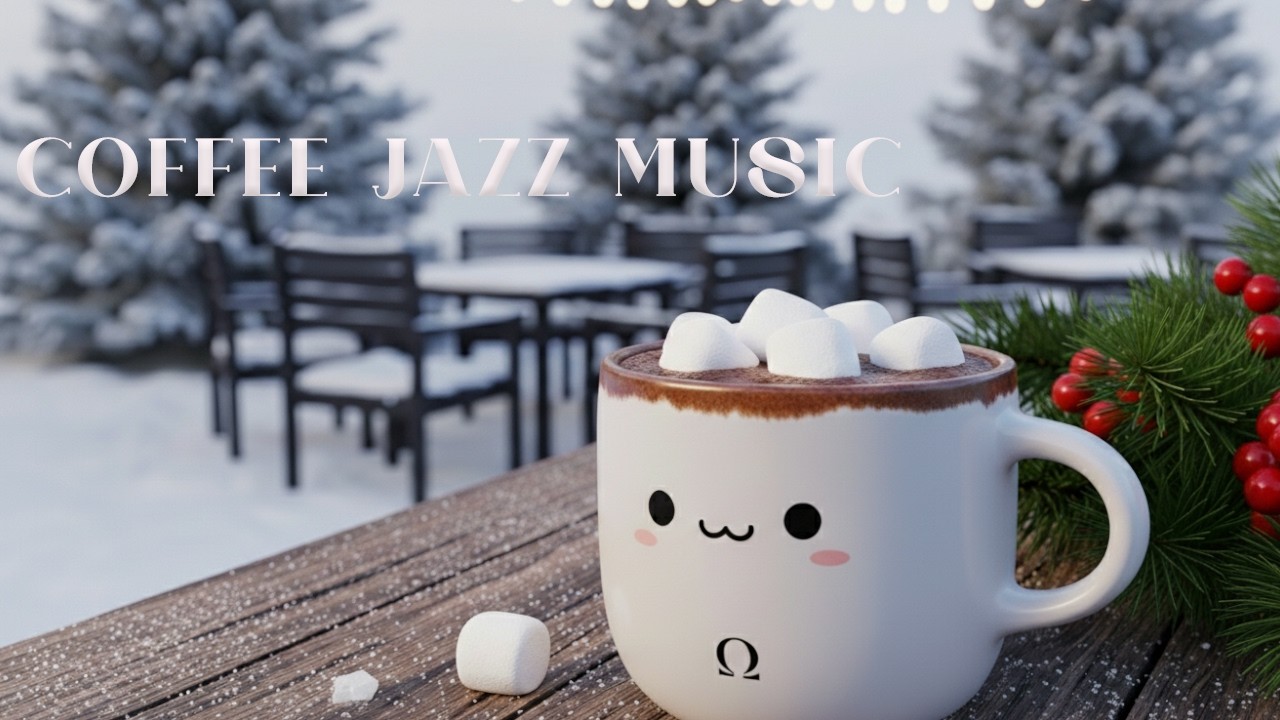 Relaxing Jazz Music ☃️ Bossa Nova Instrumental and Cozy Jazz Cafe Music for Happy Moods
