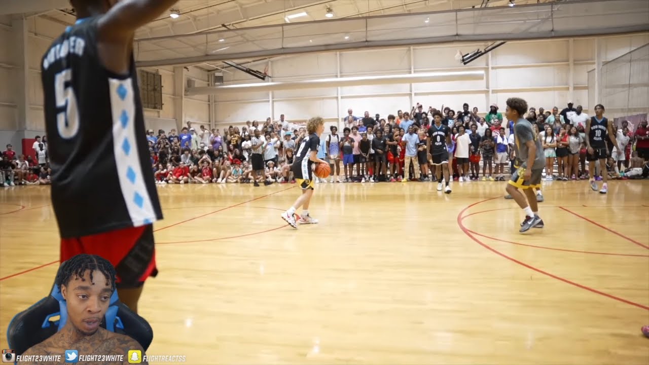 COMPLETE CHAOS! FlightReacts Cam Wilder I COACHED THE MOST INSANE AAU CHAMPIONSHIP GAME EVER!