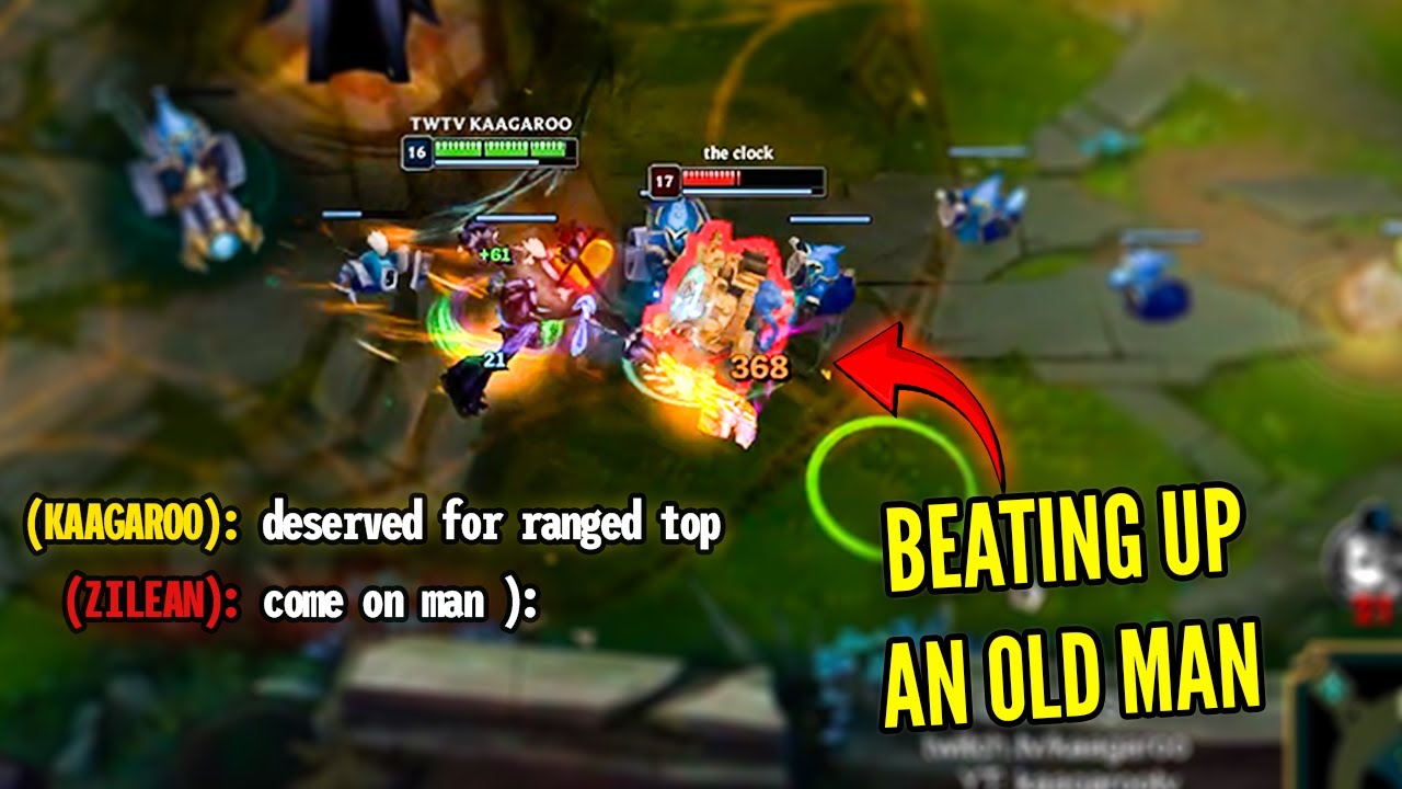 BEATING UP AN OLD MAN👴 (DESERVED FOR R*NGED TOPLANE) - Trundle vs. Zilean