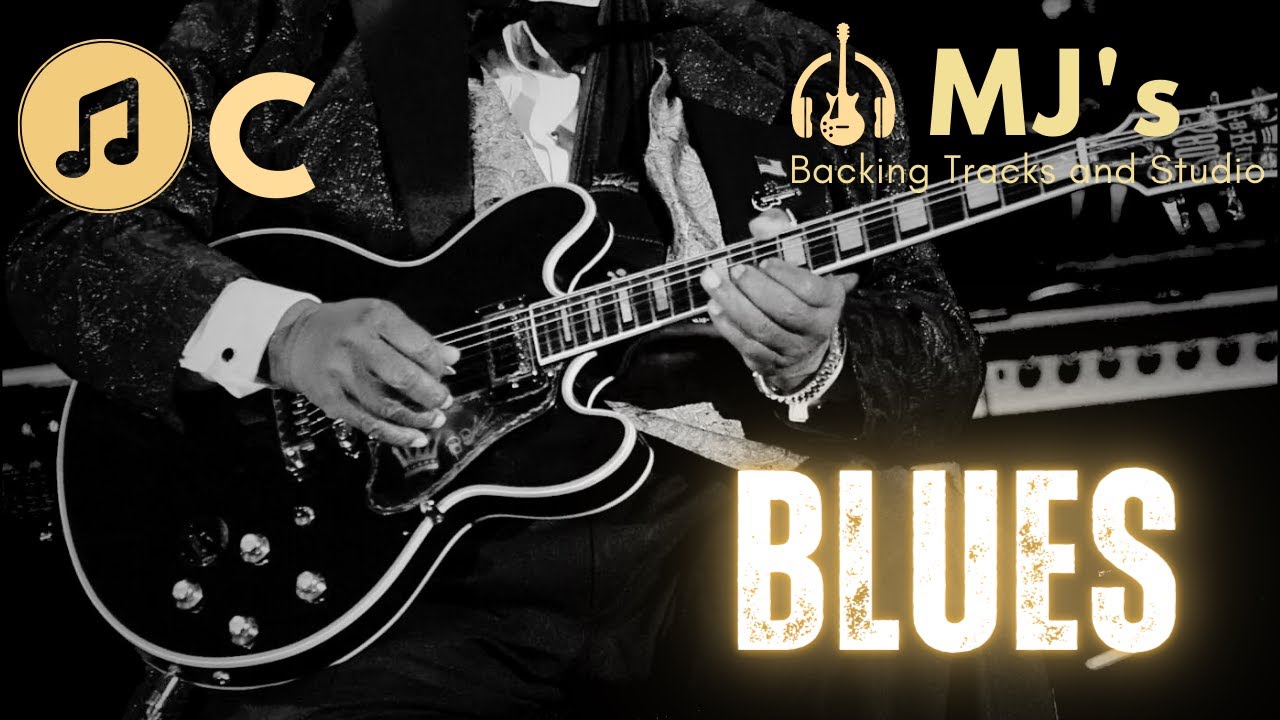 Cool Blues in C | 120 bpm | Guitar Backing Track