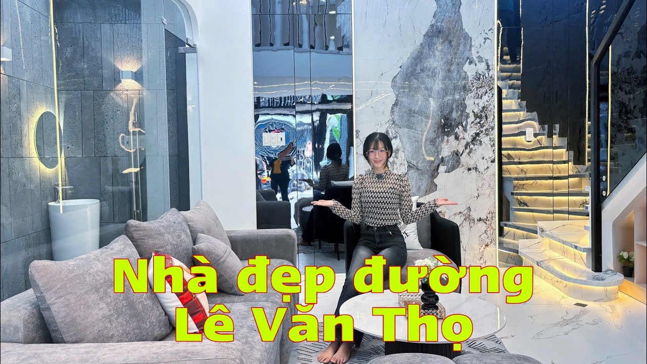 Nhà đẹp gò vấp Nhà phố đẹp đường Lê Văn Thọ 8 tỷ hơn 