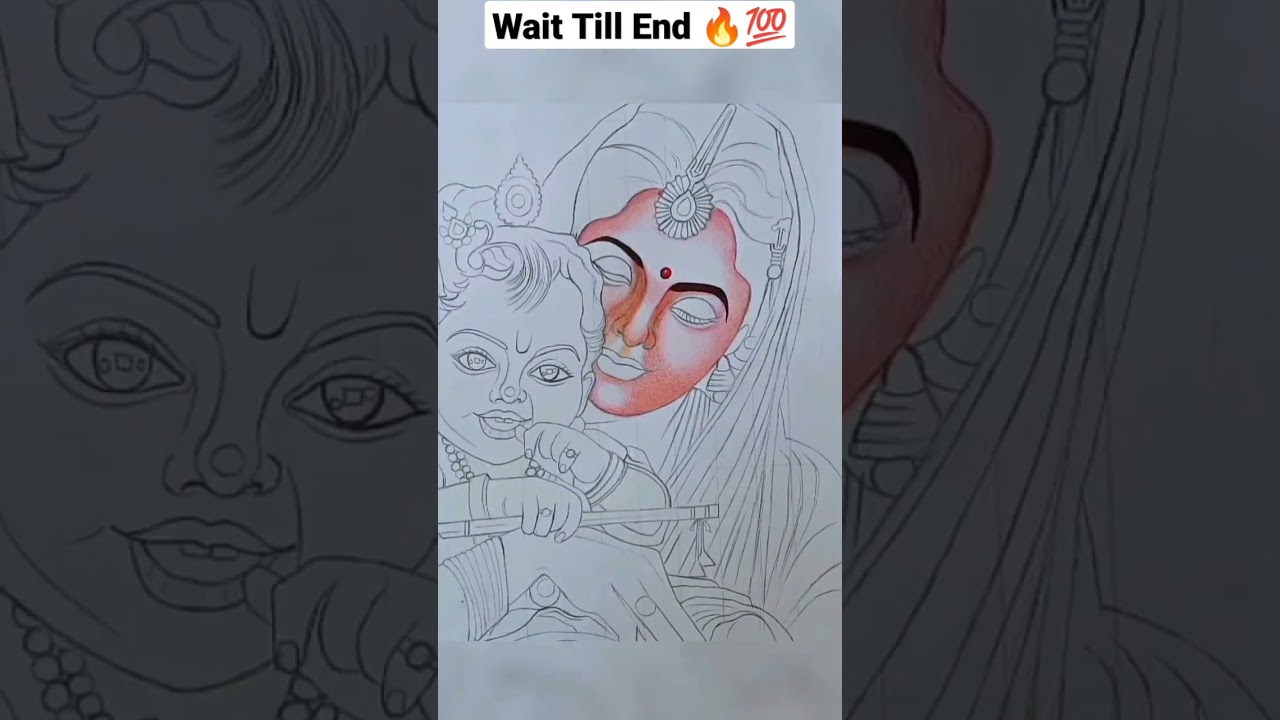 Maa Jashoda Art ❤️🔥#shorts #youtubeshorts #shortvideo #artshorts #artviral