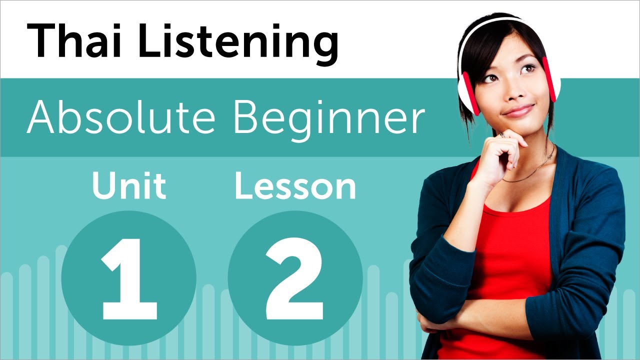 Thai Listening Practice - At a Restaurant in Thailand
