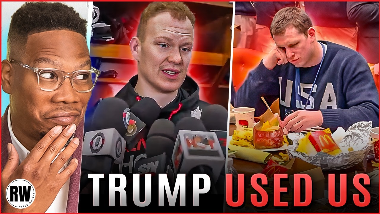 USA Men's Hockey Team FINDS OUT About Trump