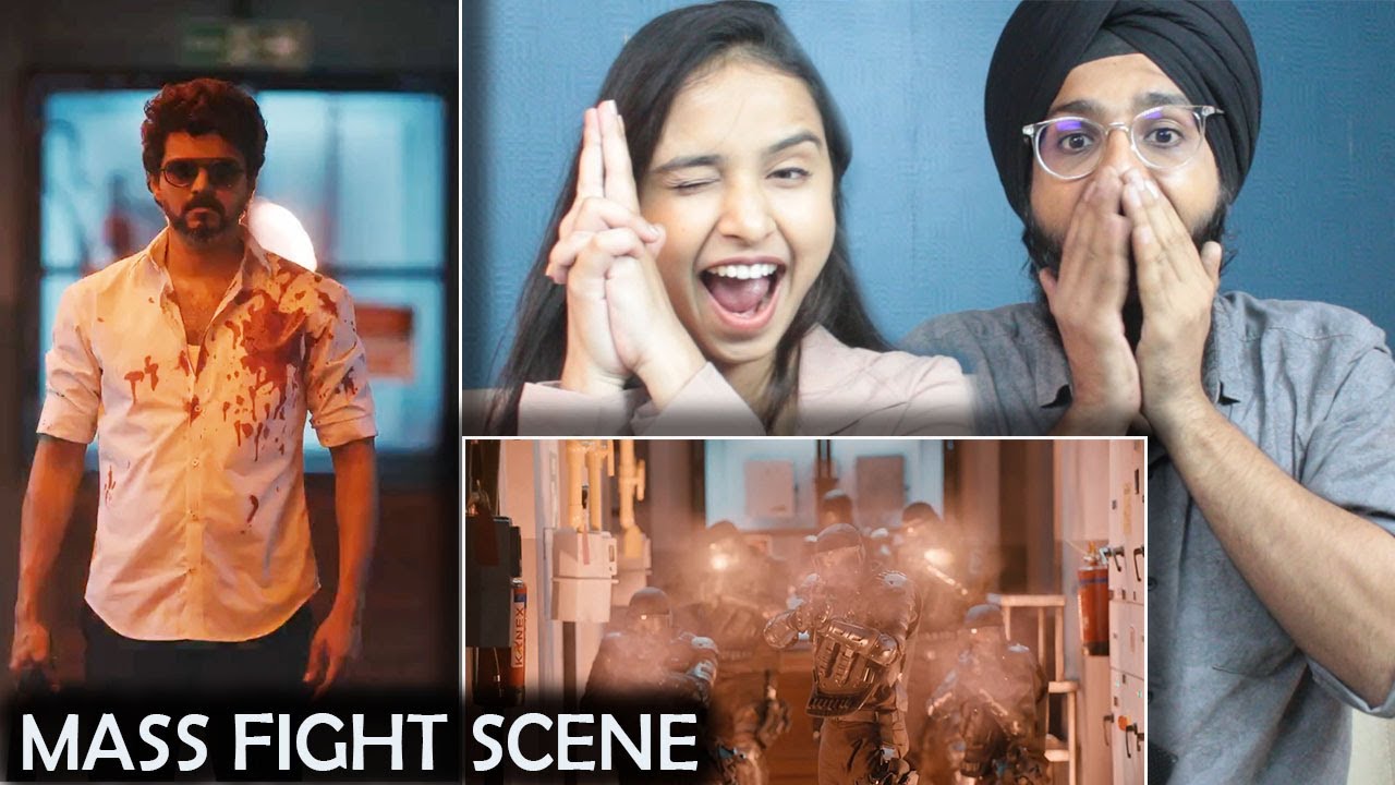 BEAST MASS FIGHT SCENE REACTION | Thalapathy Vijay |Parbrahm Singh