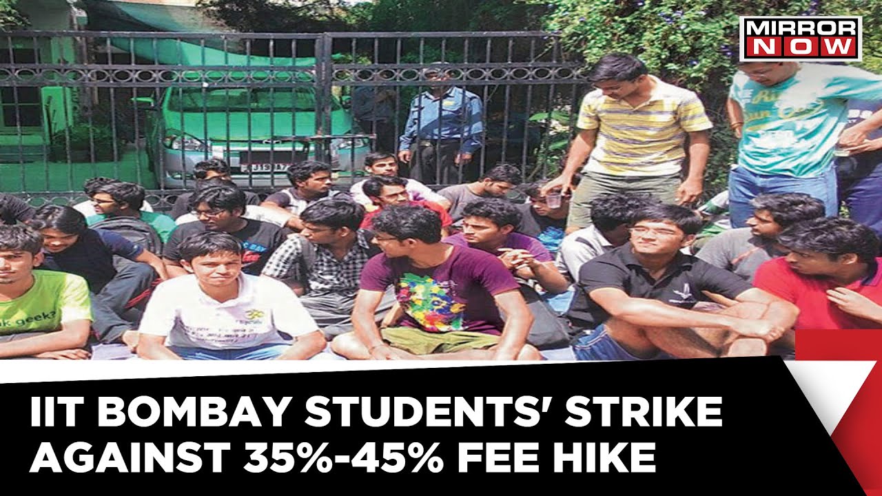 IIT Bombay MTech And PhD Students Continue The Relay Hunger Strike Against The Fee Hike
