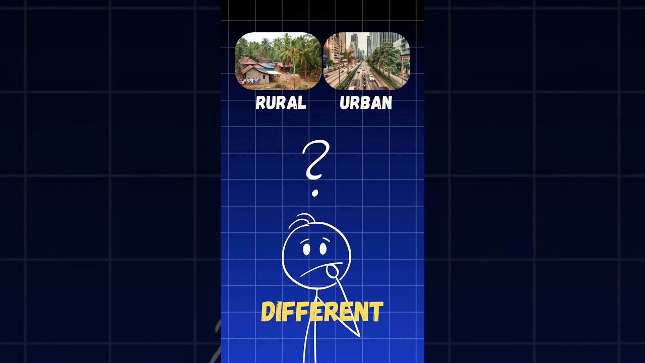 Urban vs Rural: What's the Real Difference? 🏙️🌾 #shorts