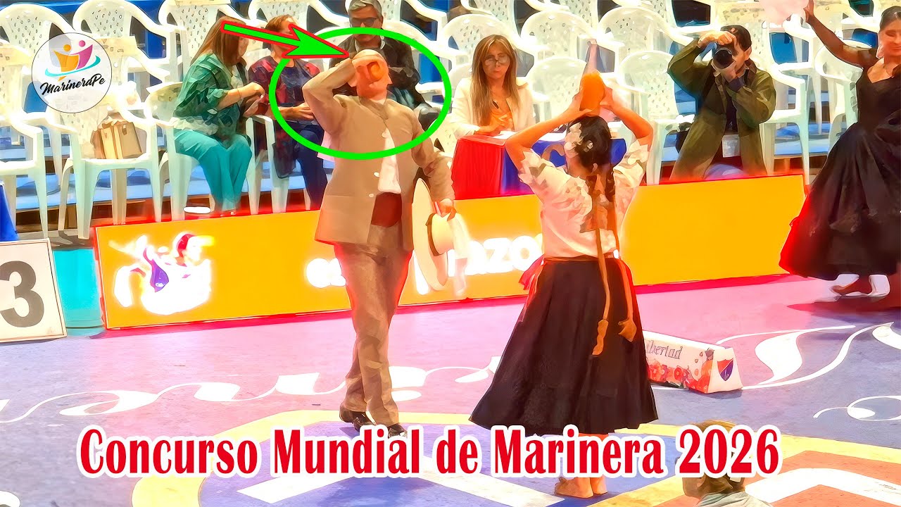 En plena semifinal el chalán bebe una copa, brillan en la 2ª y clasifican | Mundial Marinera 2026