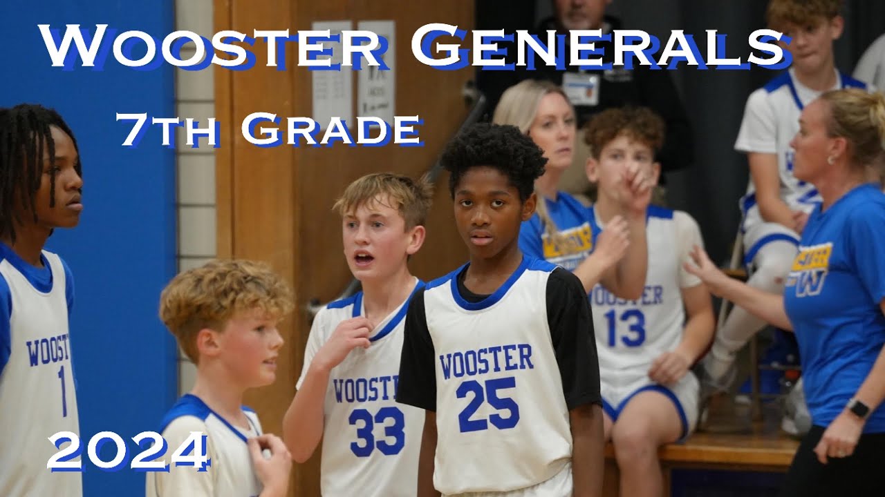 Wooster Generals 7th Grade Basketball Game 1