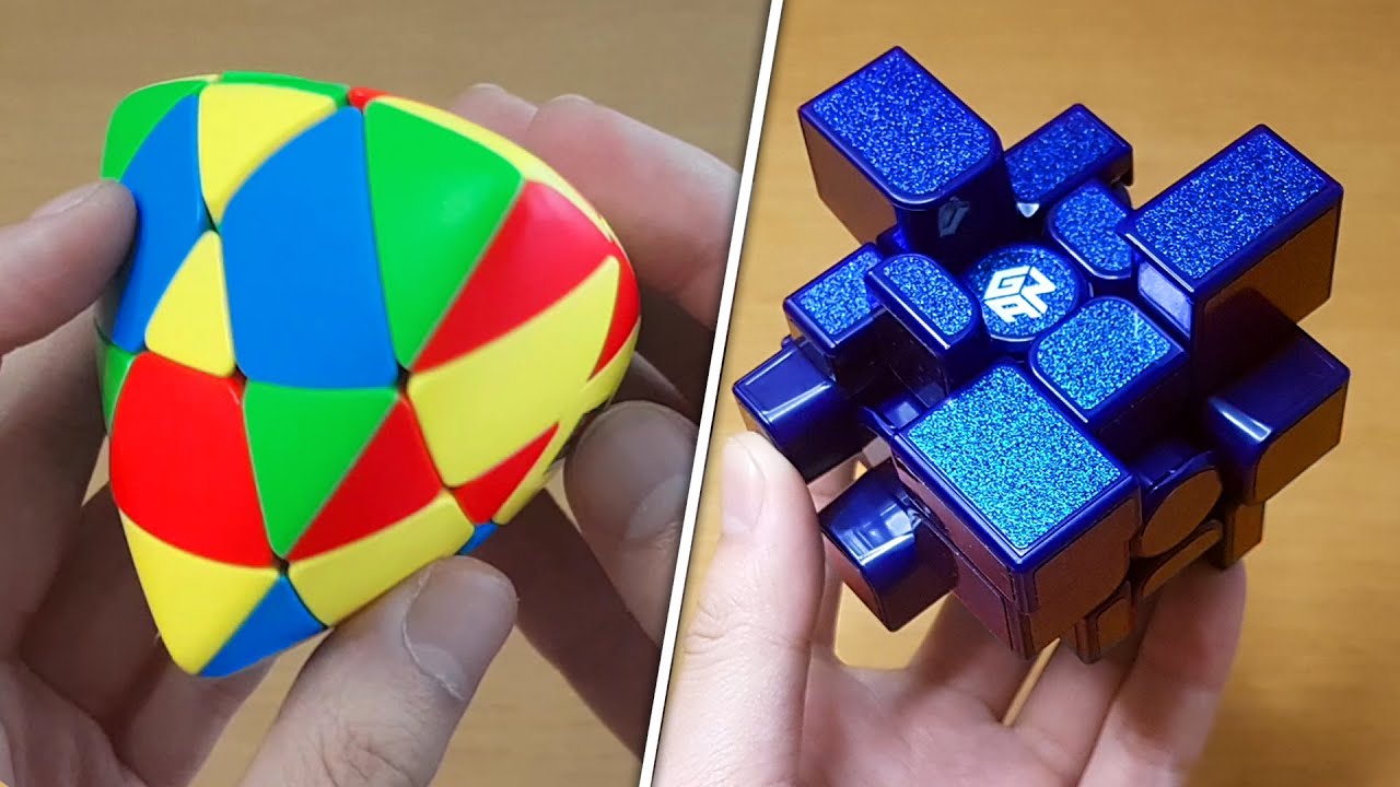 ЗОЛОТАЯ КНОПКА ВОСПРОИЗВЕДЕНИЯ / GAN Mirror Cube / ТРЕУГОЛЬНЫЕ КУБИКИ / Распаковка RS2 M | SpeedC...