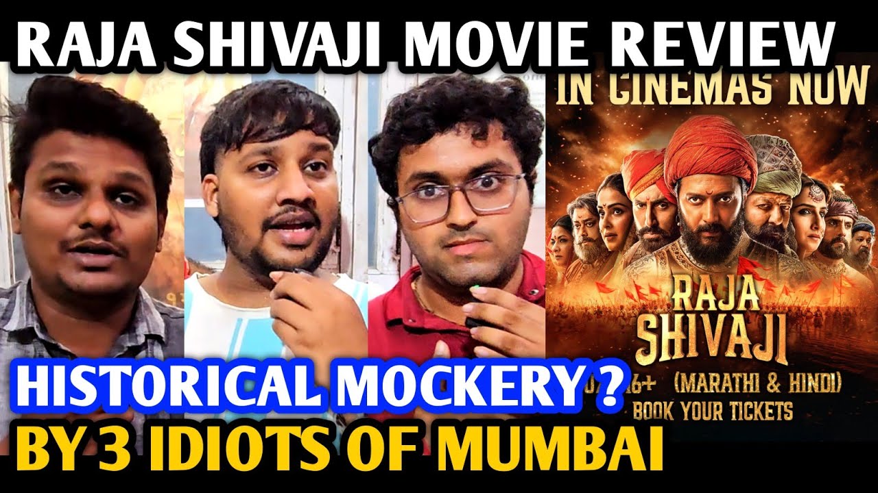 Raja Shivaji Movie Review | By 3 Idiots Of Mumbai | Ritesh D, Sanjay D, Abhishek B, Vidya B, Genelia
