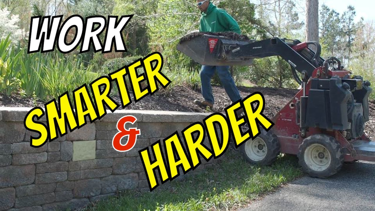 Toro Dingo Spreading 20 Yards of Mulch SOLO