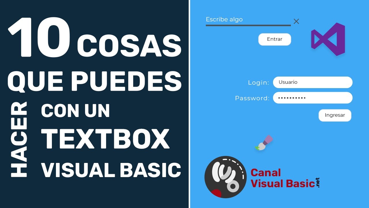 10 cosas que puedes hacer con un TextBox en Visual Basic