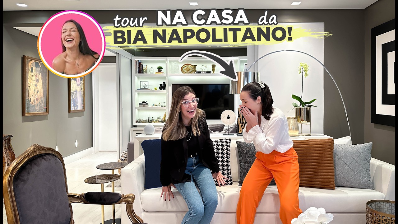 TOUR pelo APÊ da BIA NAPOLITANO eu não ESPERAVA que ela fosse TÃO ORGANIZADA 😱 | Gaby Garciia