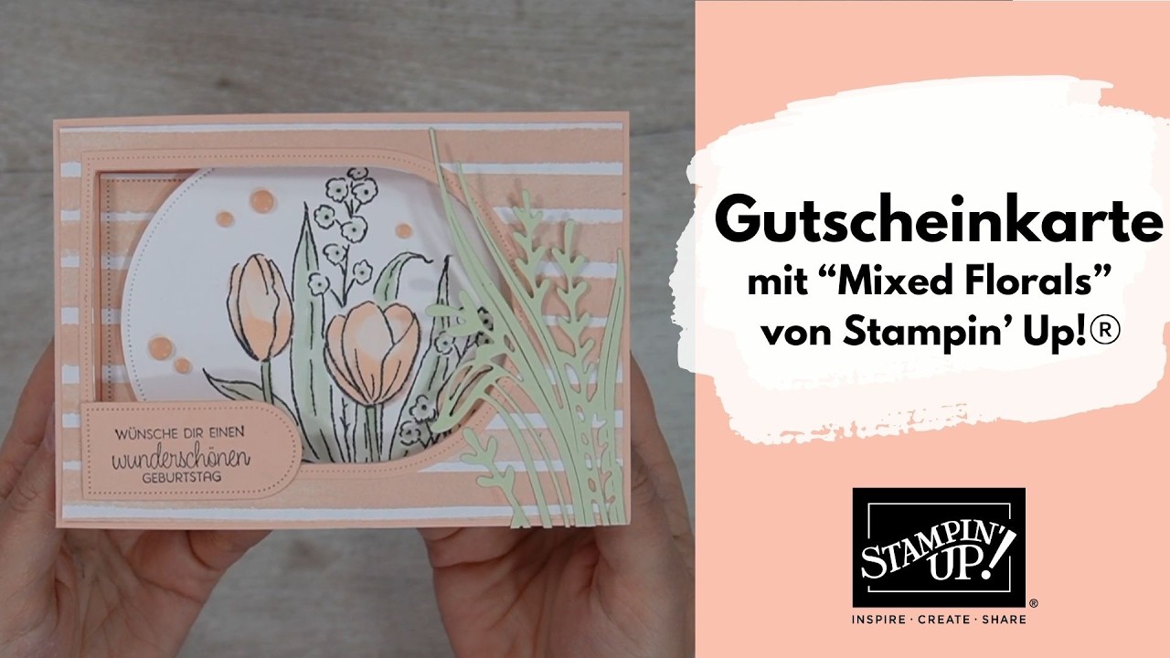 Gutscheinkarte mit Fenster - Schritt für Schritt Anleitung