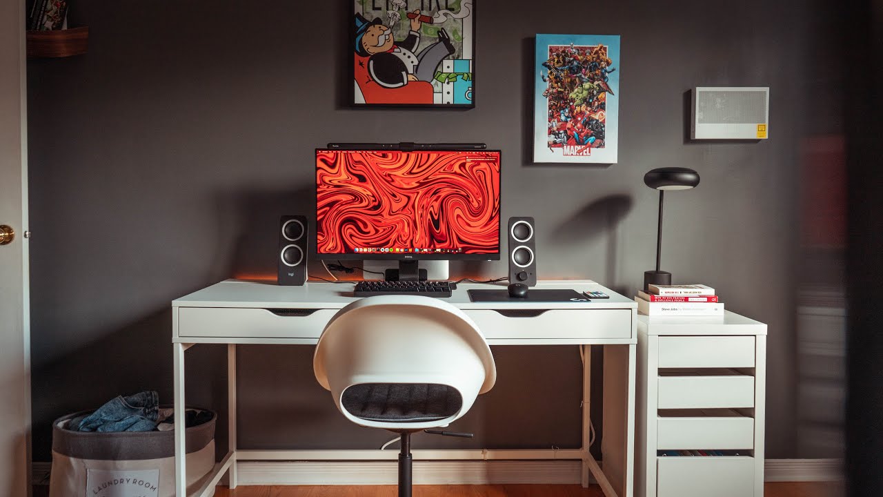 BUDGET STUDENT Minimal Desk Setup | Getting Ready for College