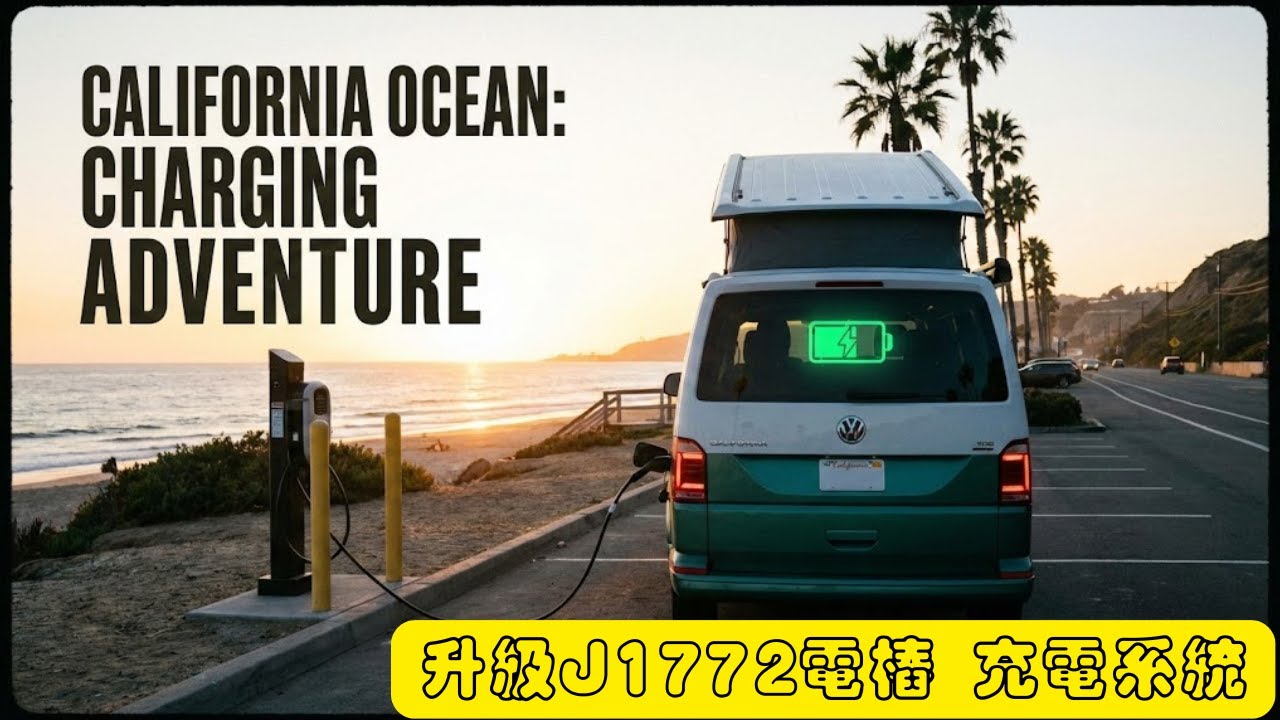 這才是移動豪宅！California Ocean 終極改裝：J1772充電、氛圍燈、駐車冷氣一次升級